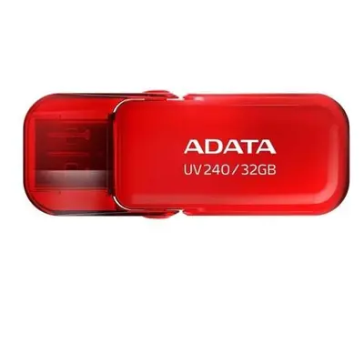 ADATA Flash disk UV240 32GB / USB 2.0 / červená, AUV240-32G-RRD