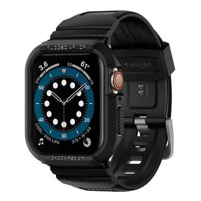 Spigen Rugged Armor Pro kryt s řemínkem Apple Watch 45/44mm černý