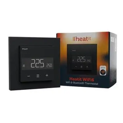 HEATIT WiFi6 Thermostat - Černá matná