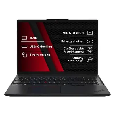 Lenovo ThinkPad L16 G1 Ryzen 5 PRO/16GB/512GB SSD/16" WUXGA/3yOnsite/ Win11Pro/černá, 21L7001MCK