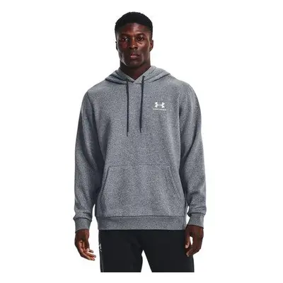 Under Armour Pánská mikina Essential Fleece Hoodie pitch gray medium heather 3XL, XXXL