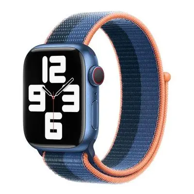 Devia remienok Nylon Braided Two-Tone Loop pre Apple Watch 44/45/49mm - Pinch Feather