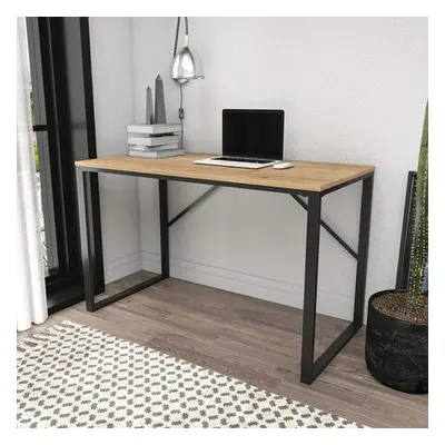 Hanah Home Study Desk Layton - Black, Oak BlackOak