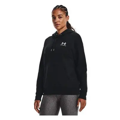 Under Armour Dámská fleecová mikina Essential Fleece Hoodie black XXL, Černá