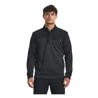 Under Armour Pánská hybridní mikina Storm SweaterFleece HZ black S, Černá