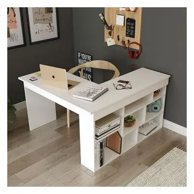 Hanah Home Study Desk CT5-W White