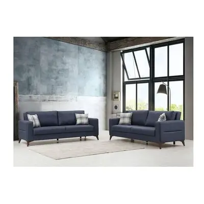 Atelier del Sofa Sofa Set Kristal 3+3 - Anthracite