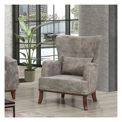 Atelier del Sofa Wing Chair Marta - Gray Grey