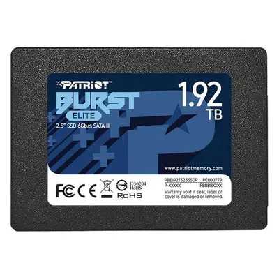 PATRIOT BURST ELITE 1,92TB SSD / Interní / 2,5" / SATA 6Gb/s /, PBE192TS25SSDR