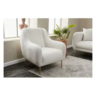 Atelier del Sofa 1-Seat Sofa Simena - Cream CreamGold