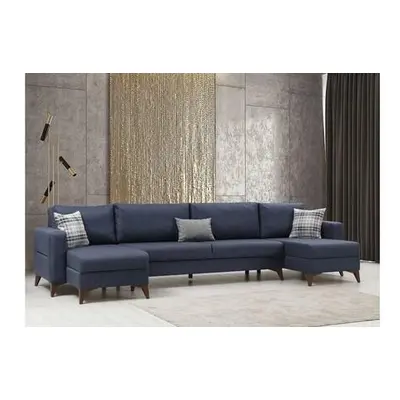 Atelier del Sofa Corner Sofa-Bed Kristal Rest 3+Corner - Anthracite