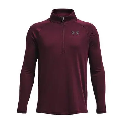 Under Armour mikina Tech 2.0 1/2 Zip dark maroon