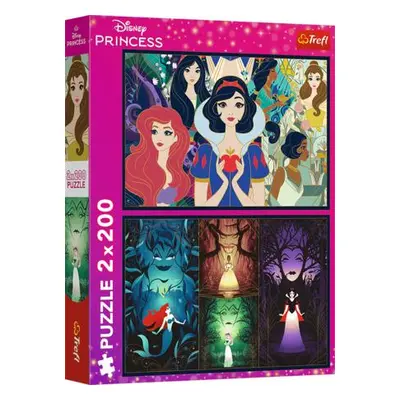 TREFL Puzzle Disney princezny: Začarované krásky 2x200 dílků