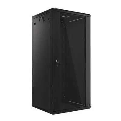 LANBERG RACK CABINET 19” WALL-MOUNT 27U/600X600 (FLAT PACK) BLACK V2, WF01-6627-10B