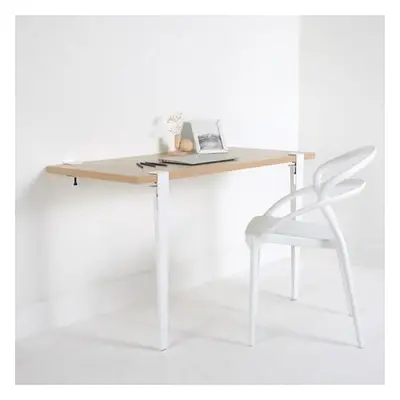 Hanah Home Study Desk Cuarius - WoodenWhite