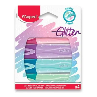 MAPED Zvýrazňovače Classic Glitter 4ks