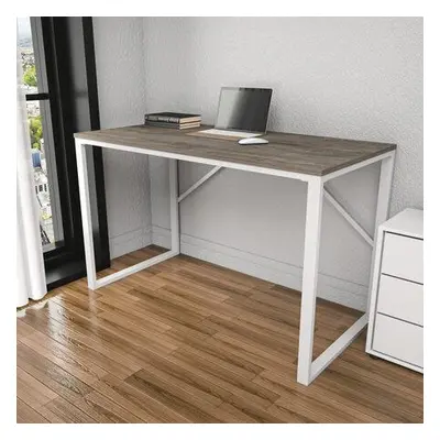 Hanah Home Study Desk Layton - White, Dark Grey WhiteDark Grey