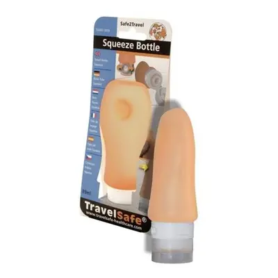 TravelSafe mačkací dávkovací lahev Squeeze Bottle oranžová