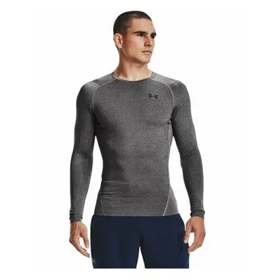 Under Armour Pánské kompresní triko HG Armour Comp LS carbon heather XXL, Tmavě, šedá