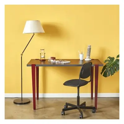 Hanah Home Study Desk Eridanos - AnthraciteBurgundy AnthraciteClaret Red