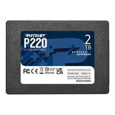 PATRIOT P220/2TB/SSD/2.5"/SATA/3R, P220S2TB25