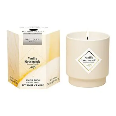 My Jolie Candle Vonná svíčka 36h s náramkem Silver Les Surprenantes Gurmánská Vanilka 320290