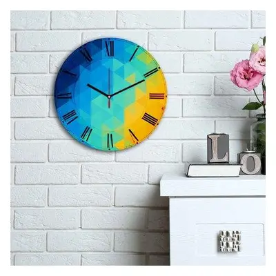 Wallity Decorative MDF Clock 3030MS-020 Multicolor