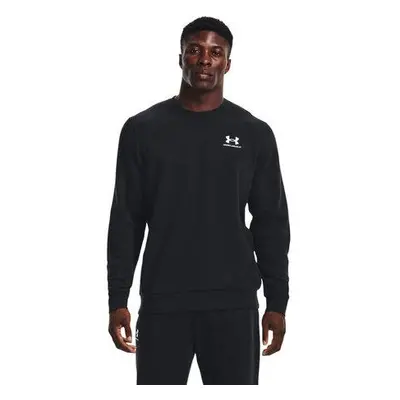 Under Armour Pánská mikina Essential Fleece Crew black M, Černá