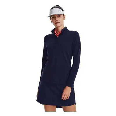 Under Armour Dámské funkční tričko Zinger 1/4 Zip midnight navy L, Tmavě, modrá