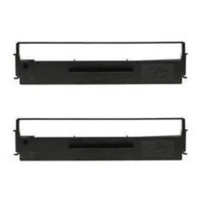 EPSON Black Ribbon Cartridge/ C13S015613/ LQ-300/+/+II/570/+/580/8xx,/ Dualpack, C13S015613