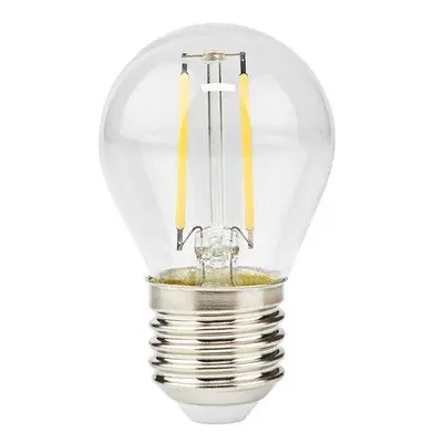 NEDIS LED žárovka E27/ G45/ 4,5 W/ 220 V/ 470 lm/ 2700 K/ stmívatelná/ teplá bílá/ retro styl