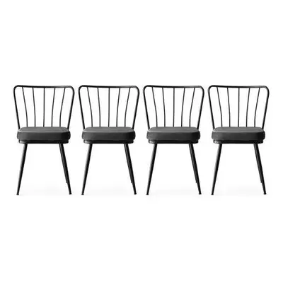 Hanah Home Chair Set (4 Pieces) Yıldız - 942 V4