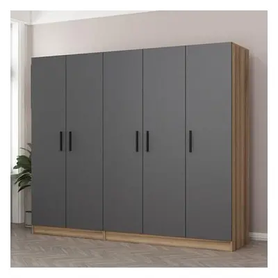 Hanah Home Wardrobe Kale - 7639 Anthracite