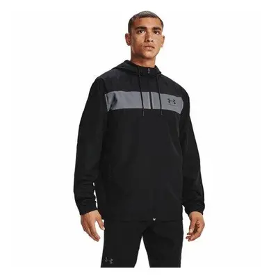 Under Armour Pánská bunda Sportstyle Windbreaker black L, Černá