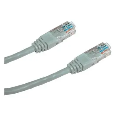 Datacom 1549 Patch kabel UTP CAT5E, křížený, 5m, šedý