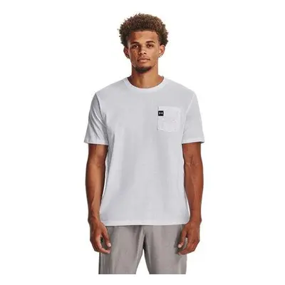 Under Armour Pánské tričko Elevated Core Pocket SS white L, Bílá