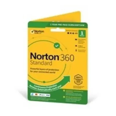 NORTON 360 STANDARD 10GB + VPN 1 uživatel pro 1 zařízení na 1 rok ESD, 21405801