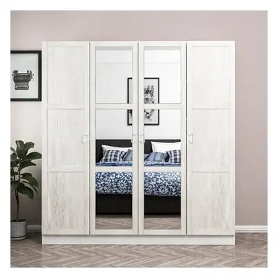 Hanah Home Wardrobe Kale Country - 2457 White