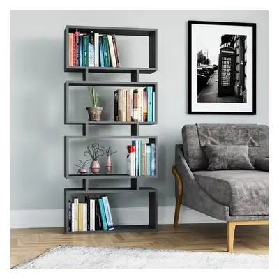 Hanah Home Bookshelf Langdon - Anthracite Anthracite