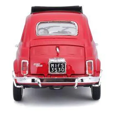 Bburago 1:24 Fiat 500L (1968) Red