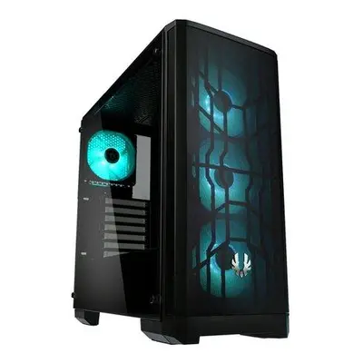 BitFenix skříň Nova Mesh TG / ATX / 4x120mm / USB 3.0 / RGB / tvrzené sklo / černá, BFC-NVM-300-