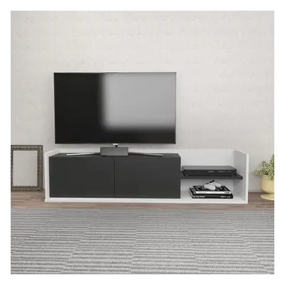 Hanah Home TV Stand Krog - White, Anthracite WhiteAnthracite