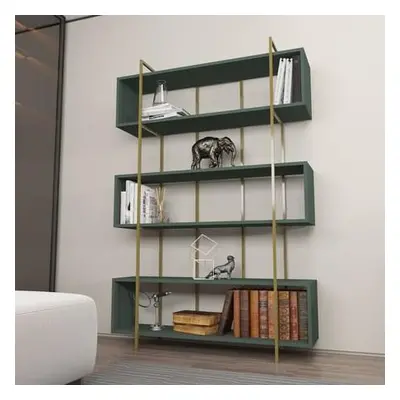 Hanah Home Bookshelf Bruti - Green, Gold