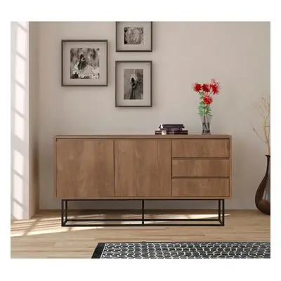 Hanah Home Console Ruba WalnutBlack