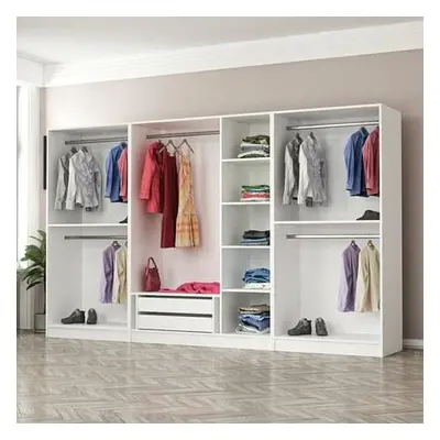 Hanah Home Wardrobe Kale - 4931 White