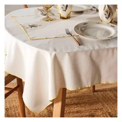 Hermia Tablecloth Verona - Dandelion Cream