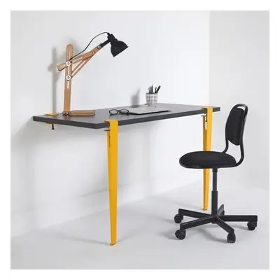 Hanah Home Study Desk Cuarius - AnthraciteYellow