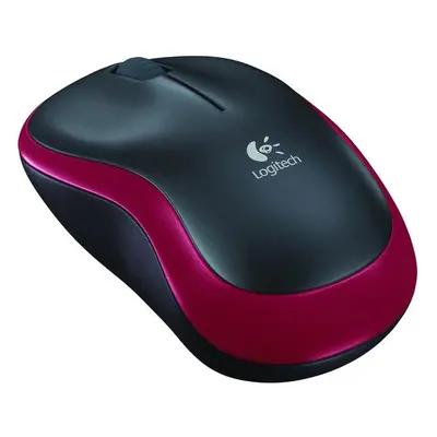 Logitech Wireless Mouse M185 - EER2 - RED, 910-002240