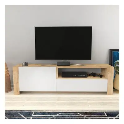 Hanah Home TV Stand Piedmont - Oak, White OakWhite