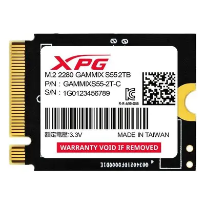 ADATA GAMMIX S55 2TB SSD / Interní / PCIe Gen4x4 M.2 2230, SGAMMIXS55-2T-C